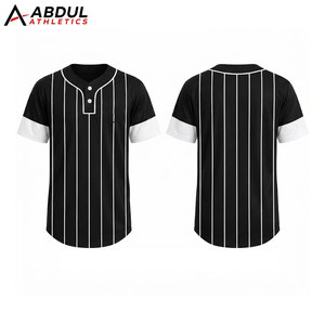 Casual Baseball Jersey Men Breathable Fabric Fit Quick Dry Ideal For Practice And <b>Game</b> Day With Durable Stylish Look - Product Image 1