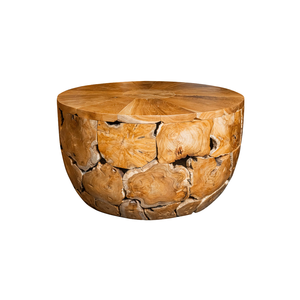 Mesa de Centro ARTERRA de Raíz de Teca Rústica, Hecha a Mano con Madera Natural, Mesa de Café Artesanal para Sala de Estar, Muebles de Indonesia para Apartamento o Villa - Product Image 1