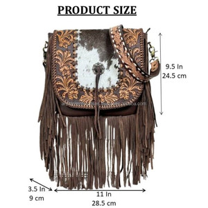 Nouveau sac à bandoulière en cuir de vachette outillé à la main de luxe haut de gamme pour femmes grande capacité décontracté tendance sacs à bandoulière - Product Image 2