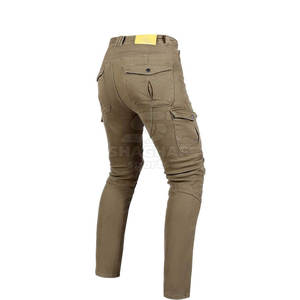 Pantalones vaqueros de algodón resistente para trabajo y uso casual con estructura fuerte, pantalones lavados para hombre - Product Image 4