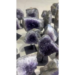 Vente en gros de grappes d'améthyste naturelle écologiques, géodes, cristaux naturels, pierres de guérison et minéraux - Meilleures ventes - Product Image 3