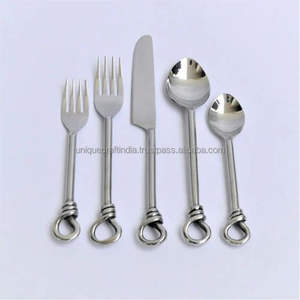 Juego de Cubiertos de Acero Inoxidable de Alta Calidad, Aptos para Alimentos, Cuchara y Tenedor, Vajilla Duradera para el Hogar, Restaurantes y Suministro al por Mayor - Product Image 2