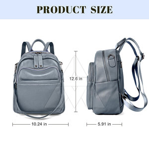 Waterproof Cheap Price Leather <b>Backpack</b> Latest Design Leather <b>Backpack</b> Wholesale Leather <b>Backpack</b> - Product Image 4