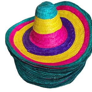 Vietnam Origin Mexican Sombrero <b>Straw</b> <b>Hat</b> Wide Brim Natural <b>Straw</b> Material For Beach Party Costume And Festival Decor - Product Image 1