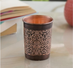 Verre en cuivre : bienfaits pour la santé, verre en cuivre ayurvédique, boire de l'eau dans un verre en cuivre, avantages des récipients en cuivre - Product Image 2
