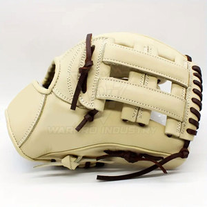 Gants de baseball en cuir de couleur personnalisée, design à coutures renforcées pour les entraînements et les matchs de baseball - Product Image 6