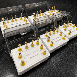 Kit de 6 instruments chirurgicaux dentaires pour lifting sinusal par abord latéral, en acier inoxydable, pour élévation du sinus maxillaire, OEM - Product Image 2