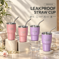 Verres à liqueur de 2oz 3oz sublimation en acier inoxydable double paroi sous vide tasse de Noël mariage mini gobelets à café vin avec paille