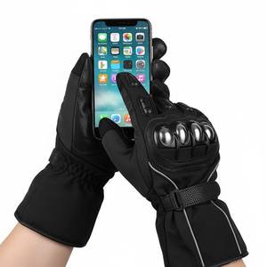 Guantes de moto de dedo completo para protección y seguridad, guantes de motocicleta con diseño de logotipo personalizado. - Product Image 4