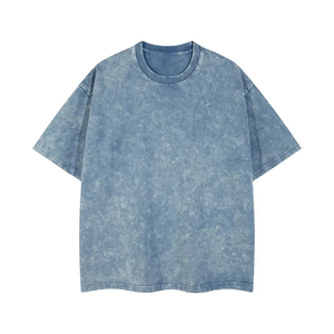 Vente en gros de T-shirts pour hommes à épaules tombantes en coton 100% lourd (180 g/m², 200 g/m², 220 g/m²) personnalisés au Pakistan - Product Image 1