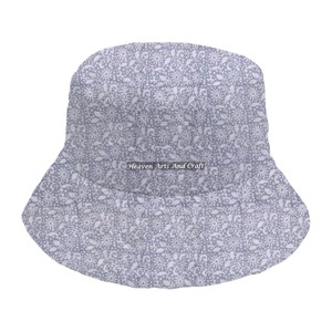 Chapeau Bob Femme en Coton Lavé Style Hip Hop Tendance Célébrité Imprimé à la Main QBH016 Vente en Gros - Product Image 2