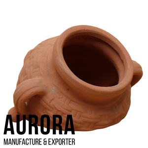 Nouveaux pots de fleurs en terre cuite artisanaux du Vietnam, ornements de jardin avec étiquette personnalisée - Product Image 2