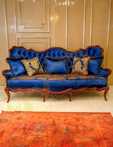 Traditional Rattan Living Room <b>Sofa</b> Set Furniture Royal Classic <b>Sofa</b> Set <b>Antique</b> <b>Sofa</b> Set Fiber Upholstered <b>Sofa</b> Set Hand Curved - Product Image 3