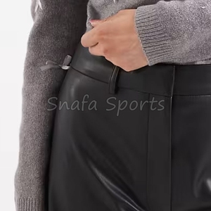 Shorts Deportivos de Cuero para Mujer de Secado Rápido, con Cintura Elástica y Bolsillos, para Entrenamiento Activo, Venta al Por Mayor - Product Image 6