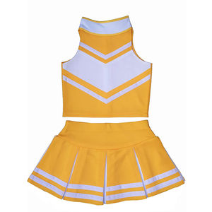 Uniformes de Porristas Personalizables para Mujer, Estilo Falda, de Poliéster Sublimado, Transpirable, con Logotipo Reflectante, Servicio OEM de Alta Calidad - Product Image 1