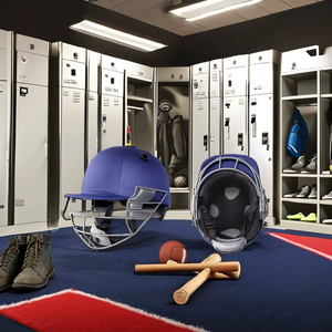 Casco de Cricket Hunter Ligero para Hombre, Cascos de Cricket Sostenibles para Bateo con Características de Seguridad Mejoradas, Mannu Sports - Product Image 1