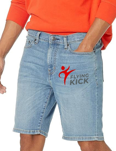 Custom Vintage Men's Summer Streetwear Carpenter Short <b>Work</b> Pants Men Baggy Double Knee Carpenter Denim <b>Jeans</b> Shorts - Product Image 1
