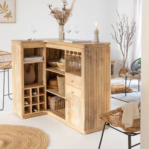 Mueble Bar Esquinero de Madera de Mango Vandana Maxima Zenova - Mueble Bar - Product Image 1