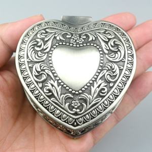 Elegant Carved Custom Metal Decorative Box Luxury <b>Tabletop</b> <b>Storage</b> by Tradebyd - Product Image 1