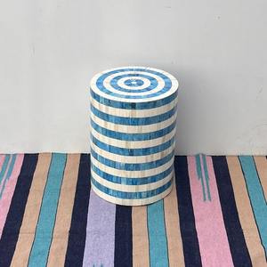 High Quality Handmade Mother of Pearl Side <b>Table</b> OEM Design Made in Vietnam Factory Direct Customizable Living Room Furniture - Product Image 2