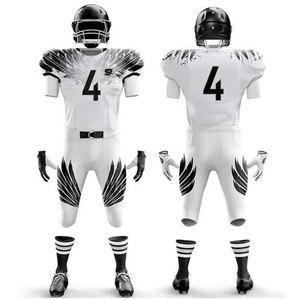 Uniforme de Fútbol Americano de Rendimiento Profesional con Material de Poliéster Transpirable y Absorbente de Humedad, Diseño Ecológico - Product Image 1