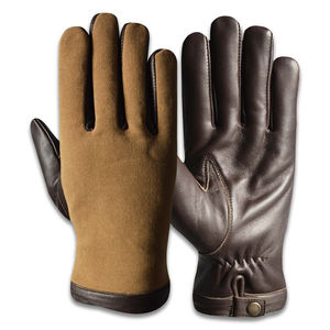Premium Sheep Leather Thermal <b>Ski</b> & Dress <b>Gloves</b> with Fleece Lining Touchscreen Eco-Friendly Warm Winter Outdoor Daily Use - Product Image 1