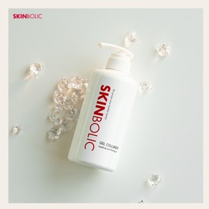 เซรั่มบำรุงผิวหน้าเกาหลี K-Beauty Skinbolic Gel Collagen 500 มล. ผลิตในเกาหลี สำหรับทุกเพศ ดูแลผิว ลดเลือนริ้วรอยลึก ผลิตภัณฑ์บำรุงผิวหน้าจากเกาหลี - Product Image 5