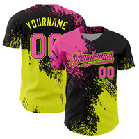 Maillot de baseball unisexe réversible personnalisé, respirant, à manches courtes, antibactérien, séchage rapide, vente en gros, OEM personnalisé