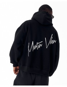 Sweat à capuche de haute qualité 100% coton, style streetwear, anti-rétrécissement, pour hommes, en vente à bas prix - Product Image 3