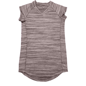 Camiseta de Manga Raglán con Cuello en V a Rayas Rosas para Hombre, Corte Regular, Tejido de Punto, Secado Rápido, Estilo Deportivo - Product Image 4
