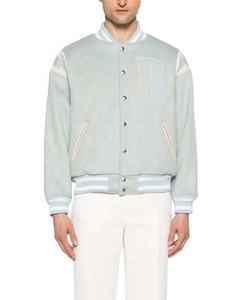 เสื้อแจ็คเก็ตวาร์ซิตี้ขนสัตว์แท้สำหรับผู้ชาย คุณภาพสูง สวมใส่สบายในฤดูหนาว แขนยาว ไซส์ใหญ่ ขายส่ง - Product Image 6