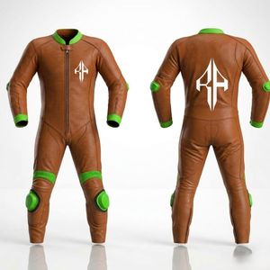 ชุดหนังขี่มอเตอร์ไซค์ผู้ชาย รุ่นล่าสุด ชุดแข่งหนังแท้สำหรับฤดูหนาว ออกแบบคุณภาพพรีเมียมตามสั่ง - Product Image 1