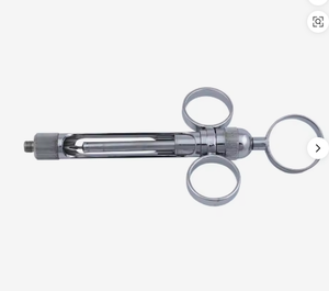 Seringues dentaires manuelles auto-aspirantes en acier inoxydable allemand, instruments de laboratoire dentaire réutilisables, fournitures pour les cliniques et les professionnels - Product Image 1