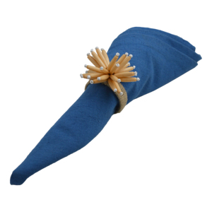 Anneaux de serviette en rotin tressé rond, porte-serviettes en bambou, décoration de table pour hôtel, maison, restaurant - Product Image 5