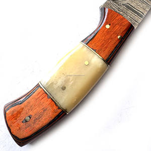 Venta al por mayor 8 "hecho en fábrica OEM barato bajo precio hecho a mano de acero de Damasco cuchillo de hoja de espiga completa - Product Image 2