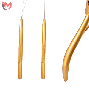 Premium Hair Extension Pliers <b>Beads</b> Hair Extension Loop <b>Needle</b> Pulling Hook Tool <b>Bead</b> Micro Link Tools - Product Image 4