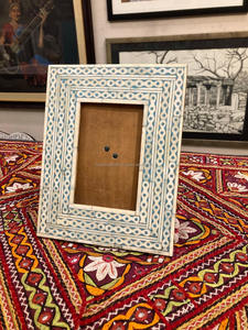 Marco de incrustaciones de hueso, un marco de fotos inspirado en el hueso para los audaces y atrevidos de Tayyab Handicraft Agate - Product Image 5