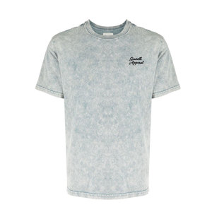 T-shirt délavé à l'acide 100% coton de haute qualité, léger, séchage rapide, coupe classique, design unique délavé, parfait pour le streetwear et les tenues décontractées - Product Image 1