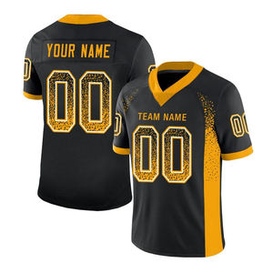 Jersey de Práctica de Fútbol Americano Unisex Personalizado de Alta Calidad, Transpirable, Talla Grande, Manga Corta, Precio Bajo - Product Image 1