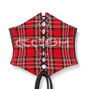 Ceinture Corset de Qualité Supérieure à Carreaux Rouges pour Entraînement de la Taille |   Achetez maintenant - Product Image 1