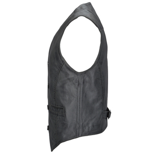 Chaleco de cuero para hombre de manga larga, último diseño, para adultos, última moda, ropa de cuero para motocicleta, chaleco para hombre en venta en línea - Product Image 2