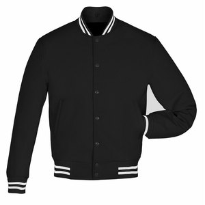 Comfortable Price Full Sleeves Satin Wool Varsity Jackets Lightweight Breathable Front Unisex Baseball Jacket Waterproof - Product Image 2