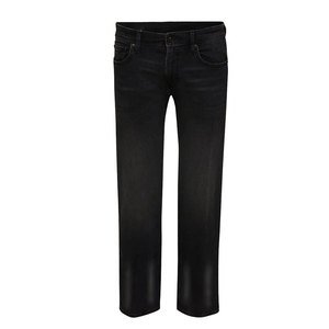 Jean en denim stretch décontracté pour homme – Jean bleu élégant et confortable pour usage extérieur – Pantalon en denim pour homme - Product Image 1
