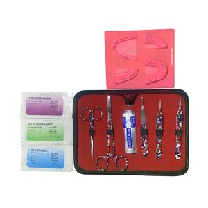 Suministros didácticos Recursos didácticos Kit de sutura de ciencia médica Pad Entrenamiento quirúrgico Uso Estudiantes de medicina Entrenamiento de sutura - Product Image 1