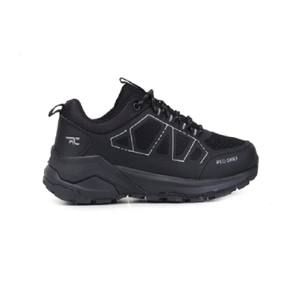 Calzado de senderismo resistente de color negro para hombre, zapatos duraderos para exteriores, zapatillas de trekking con cordones y buen agarre. - Product Image 4