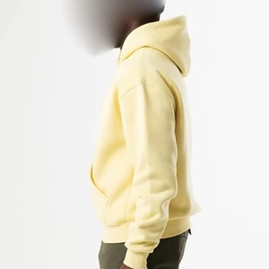 Sweat-shirt à capuche en molleton 100% coton de haute qualité, doux et premium, avec poche, écologique, hiver, unisexe, streetwear - Product Image 3