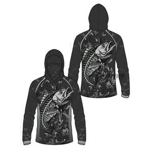 Chemise à capuche respirante et imperméable, légère, séchage rapide, anti-bactérienne, pour l'entraînement et la gym, protection UPF 50+, fournisseur en gros - Product Image 3