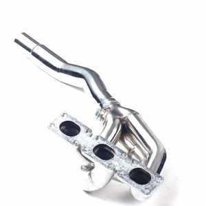 Collecteur d'échappement en acier inoxydable pour BMW E36 320 323 325 328 M3 6-CYL 3-1 Downpipe par Dentavex - Product Image 5