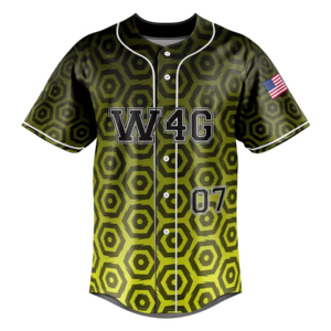 Baseball Jersey Men's Short Sleeve Geometric Print Sublimated 100% <b>Polyester</b> Breathable Regular Fit All Seasons - Product Image 2
