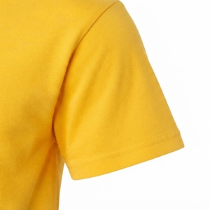เสื้อยืดผู้ชายสีพื้น ผ้าฝ้ายใส่สบาย ทรงปกติ แฟชั่นลำลอง คอกลม ใส่ได้ทุกวัน สำหรับผู้ชาย - Product Image 5